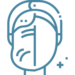 Flacidez facial color